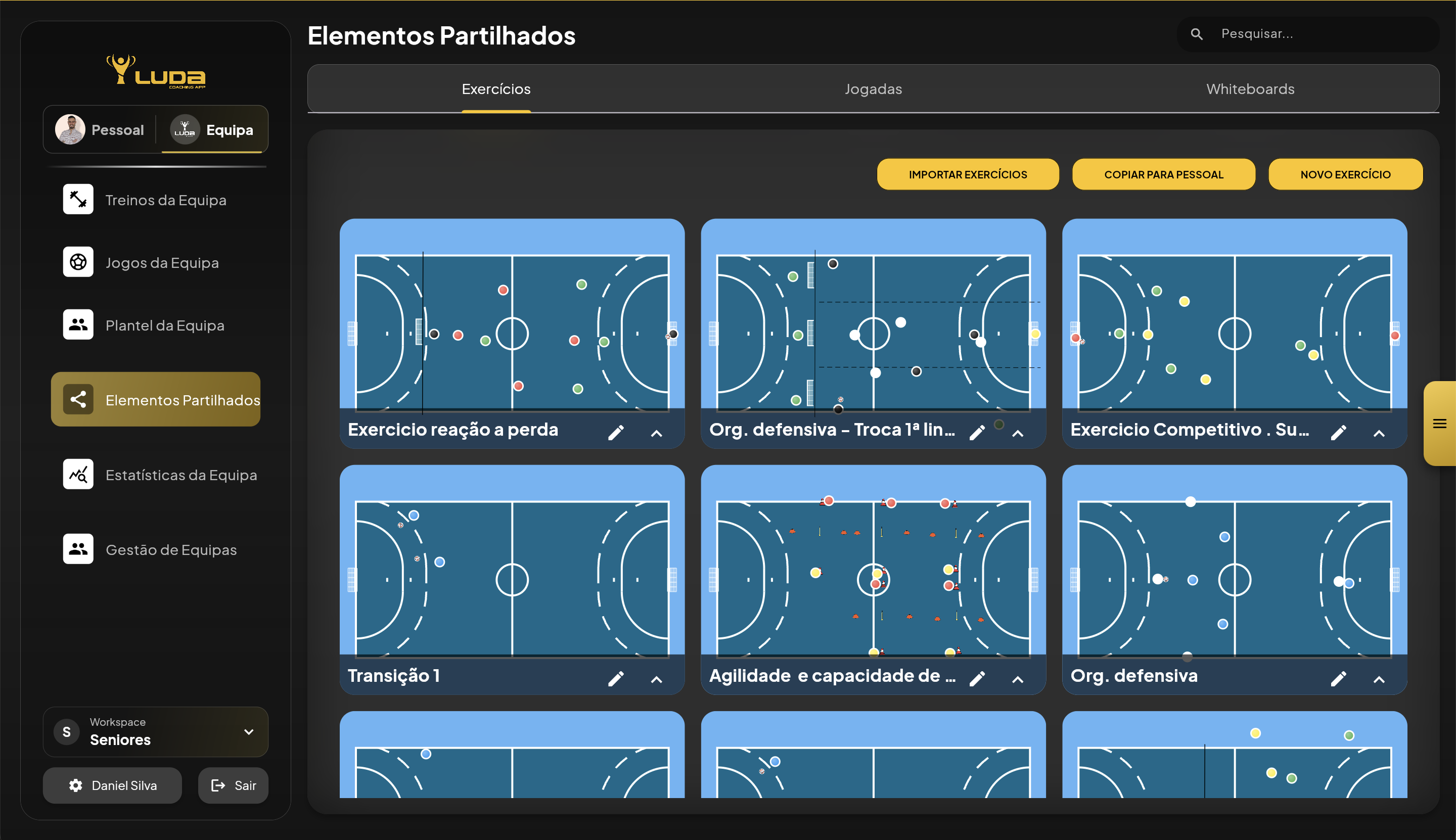 Workspaces — Andebol