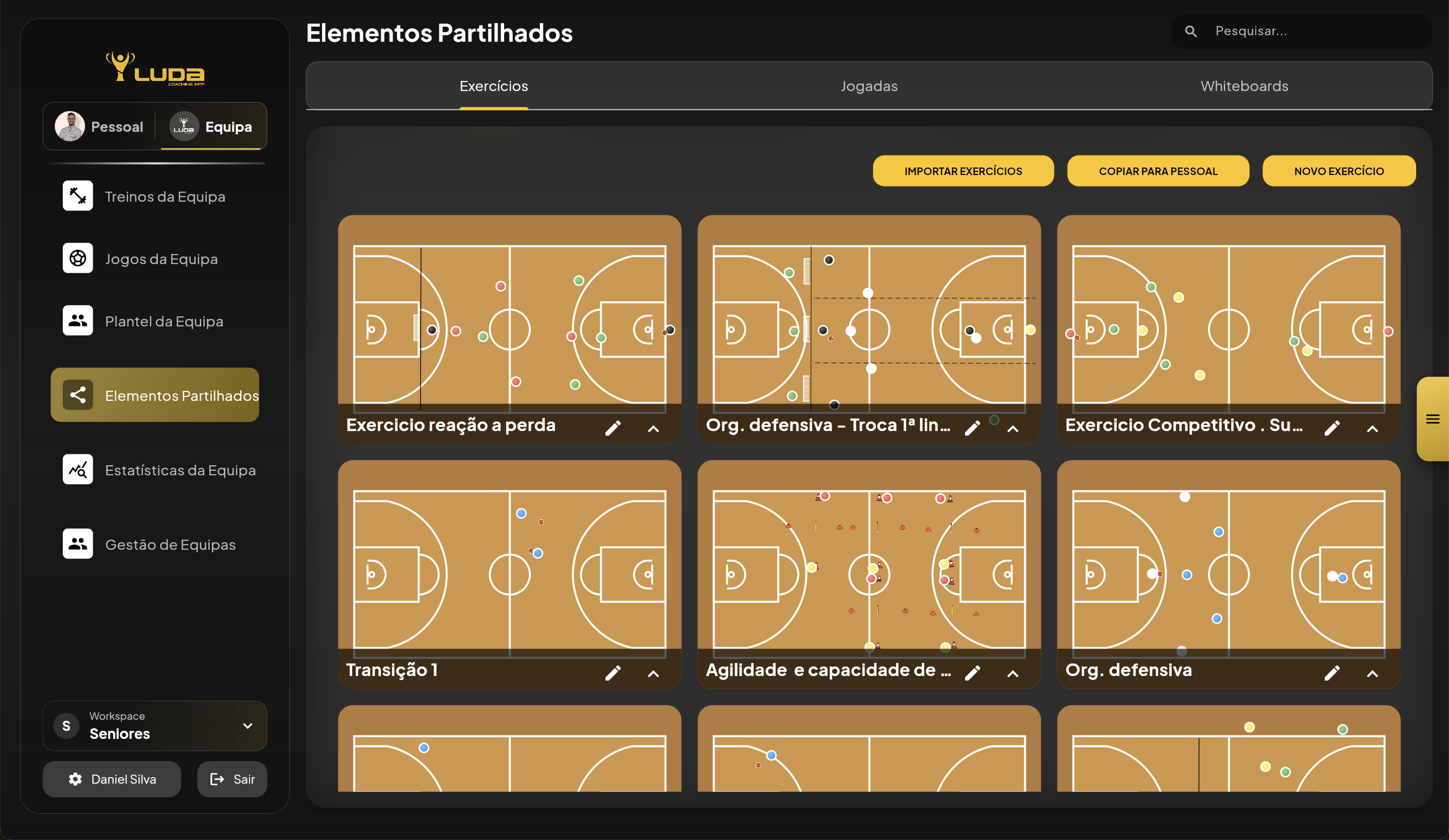 Workspaces — Basquetebol
